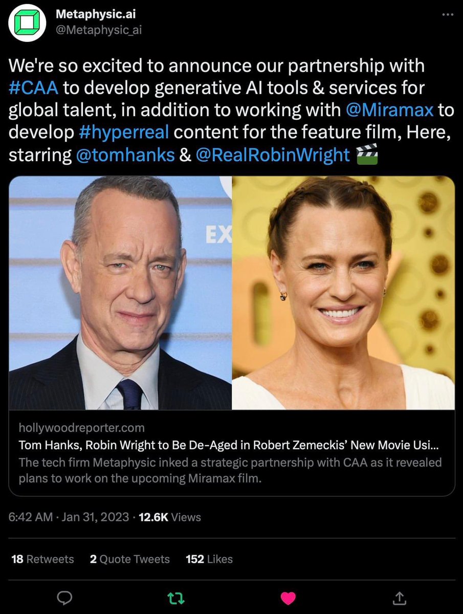 faraazfar's tweet photo. #GenerativeAI hits #Hollywood! In no time we will see #Bollywood create movies by #deaging #SalmanKhan and #ShahRukhKhan𓀠 👏 #Pathaan #KisiKaBhaiKisiKiJaan https://t.co/2J9dz2oDJX
