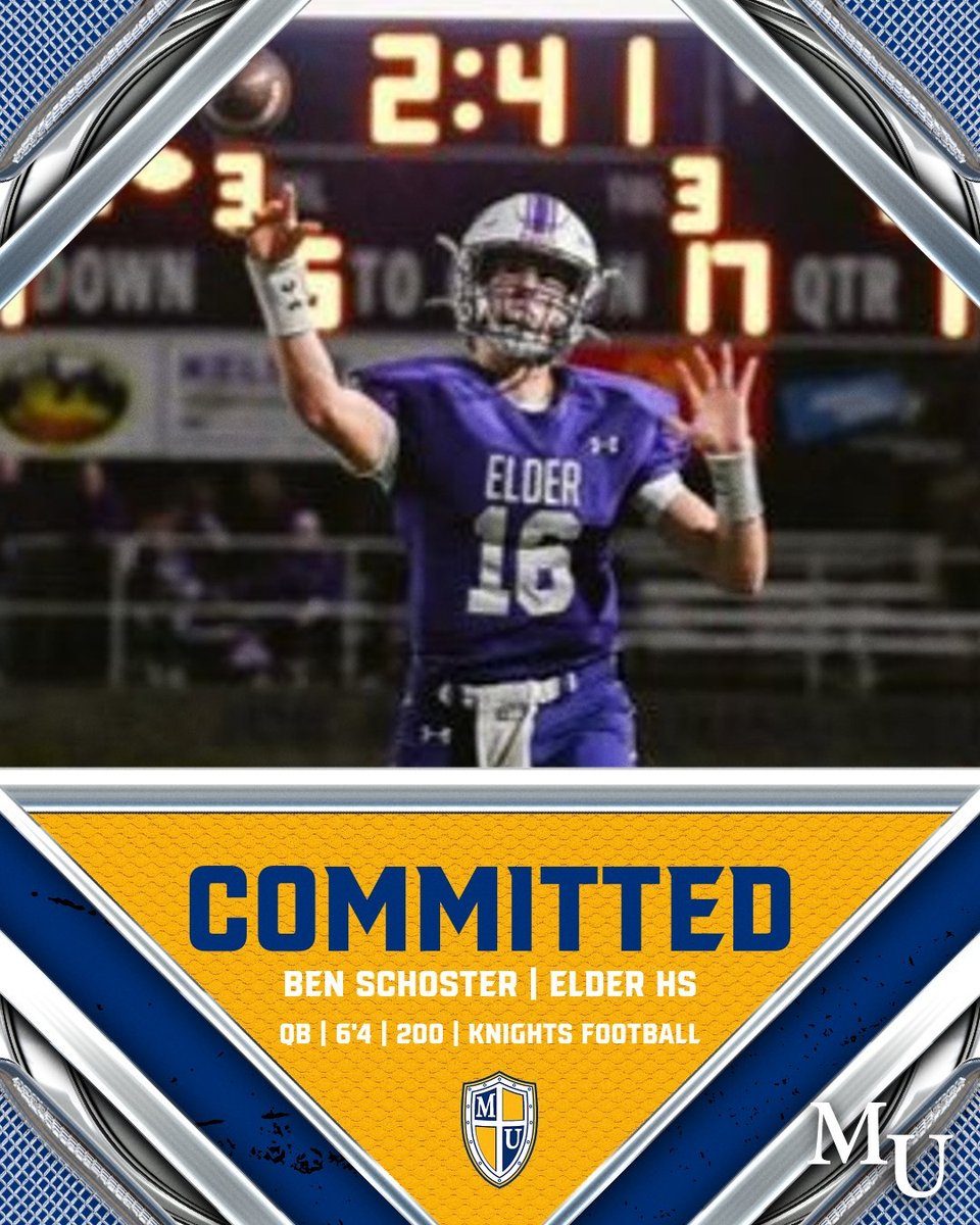 Welcome to the KnightShow, Ben Schoster!

Quarterback from Okeana, Ohio

#BeAKnight