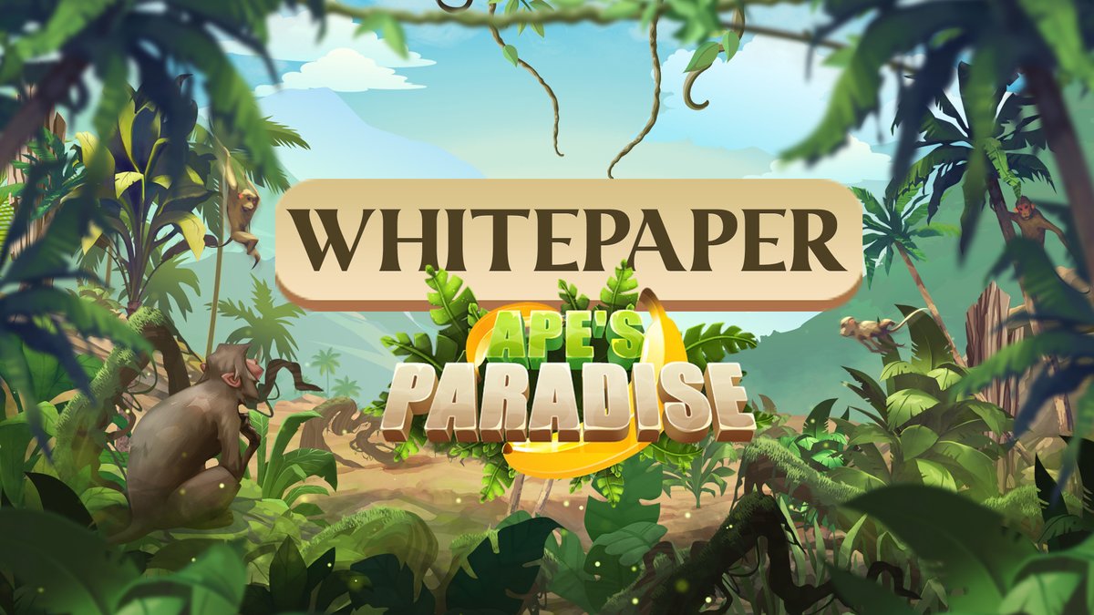 🌴 Check out our whitepaper: apesparadise.com/whitepaper/