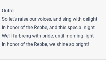 rdg770's tweet photo. write a chabad camp song based on such a farbrengen: https://t.co/qFbg7Bboq8