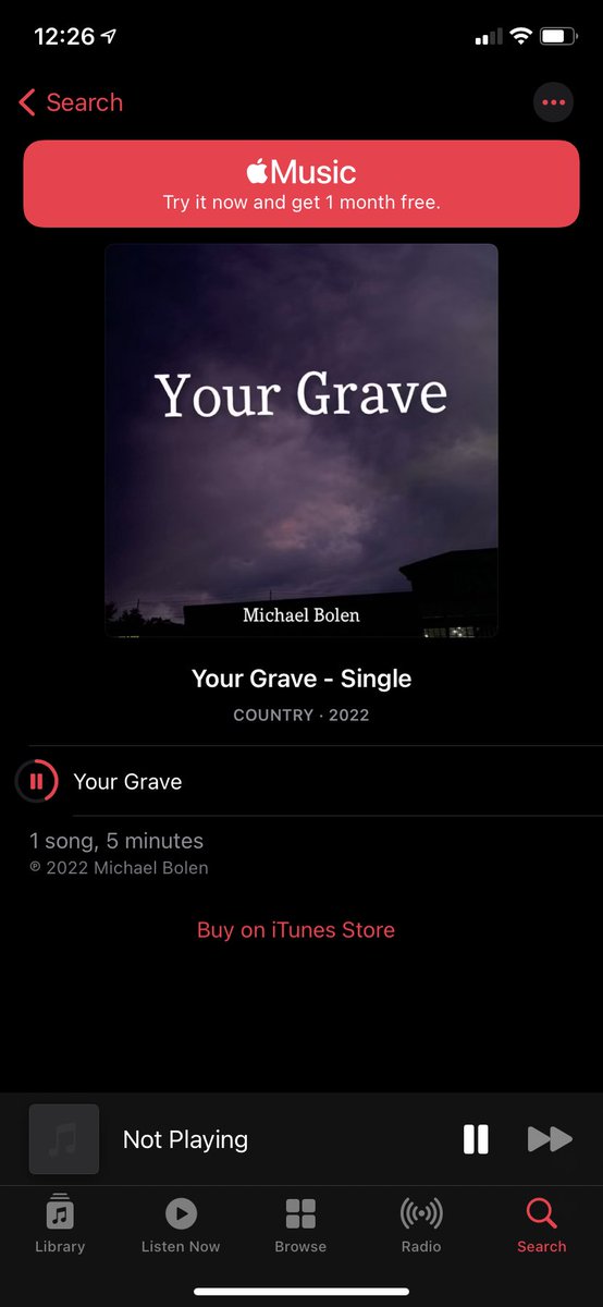 Hey guys my new song is out on #Spotify #applemusic and #youtubemusic please go check it out and lmk what you think open.spotify.com/album/5Dm3UKoX…