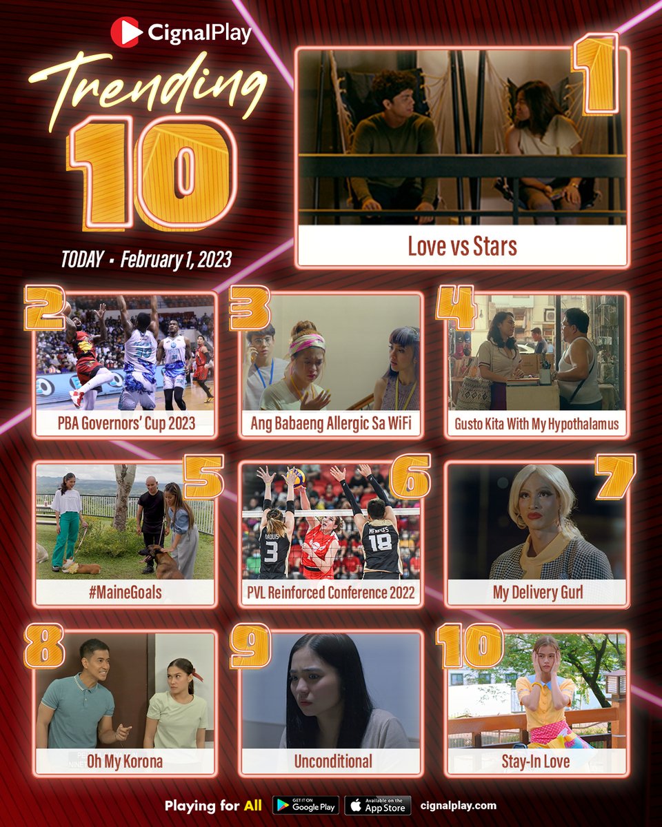 CignalPlay's tweet photo. FEB-IBIG IS IN THE AIR MGA KA-CPLAY! 😍
Venture on love, life, and star signs kasama si @milesocampo_14 at @kkydsnts sa Love vs Stars!
Download the app and register for FREE on your mobile device!
Upgrade to premium via GCash or Maya (valid for 30 days) https://t.co/Hzh1X1PIxe