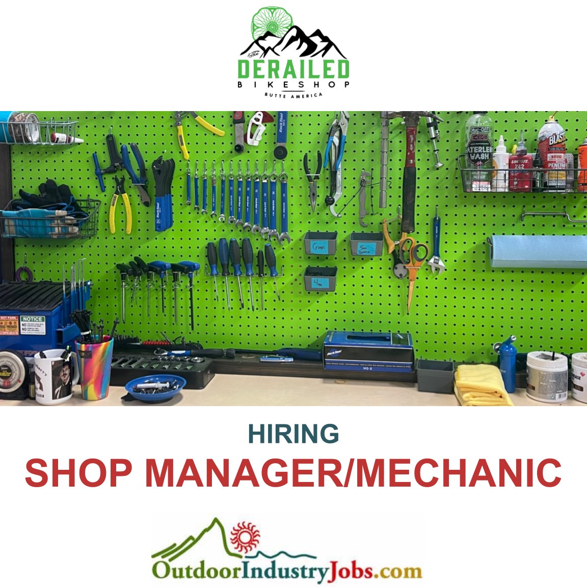 Apply Here: outdoorindustryjobs.com/JobDetail/GetJ…

#outdoorindustryjobs #bikemechanic #bikemechanics #biketech #hiringbikemechanic #hiring #hiringnow