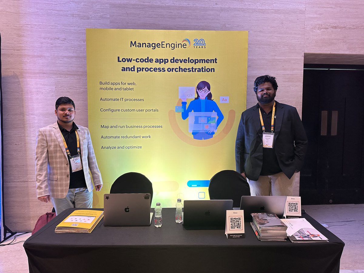 Qntrl (@qntrl_hq) on Twitter photo It's Day 1 of ManageEngine UserConf! Come by and say hello, if you want to know how Qntrl can help fuel IT-business collaboration at your organization.
#MumbaiUserConf <a href="/manageengine/">ManageEngine</a> It's Day 1 of ManageEngine UserConf! Come by and say hello, if you want to know how Qntrl can help fuel IT-business collaboration at your organization.
#MumbaiUserConf <a href="/manageengine/">ManageEngine</a>