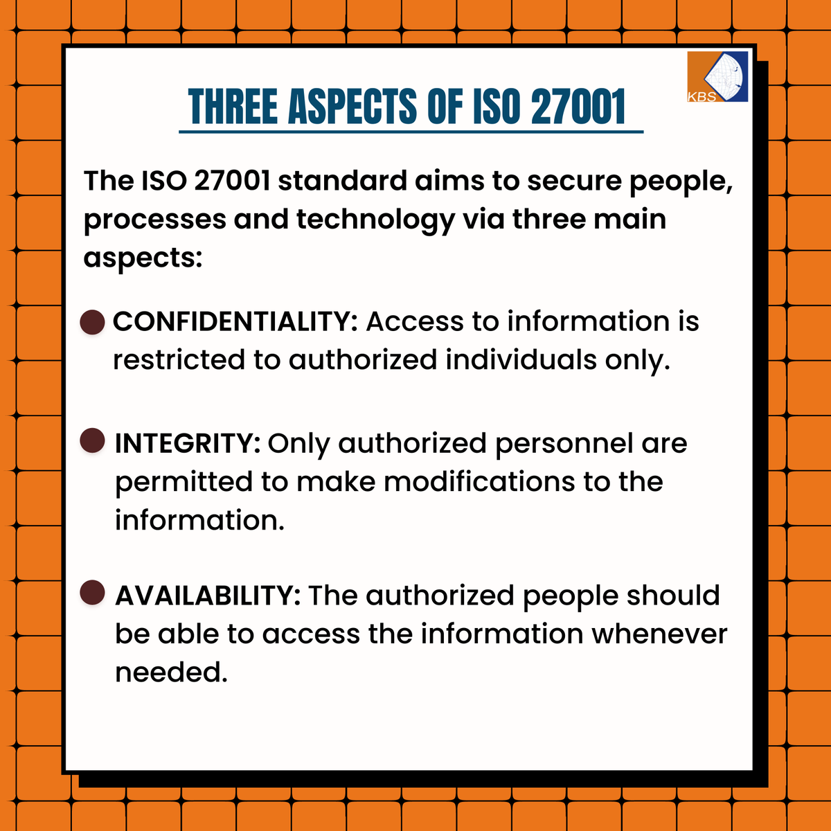 Here's everything you need to know about ISO 27001 certification..

#iso27001 #iso27001certification #isocertification #isms #informationsecurity #informationsecurityawareness #informationsecuritymanagement