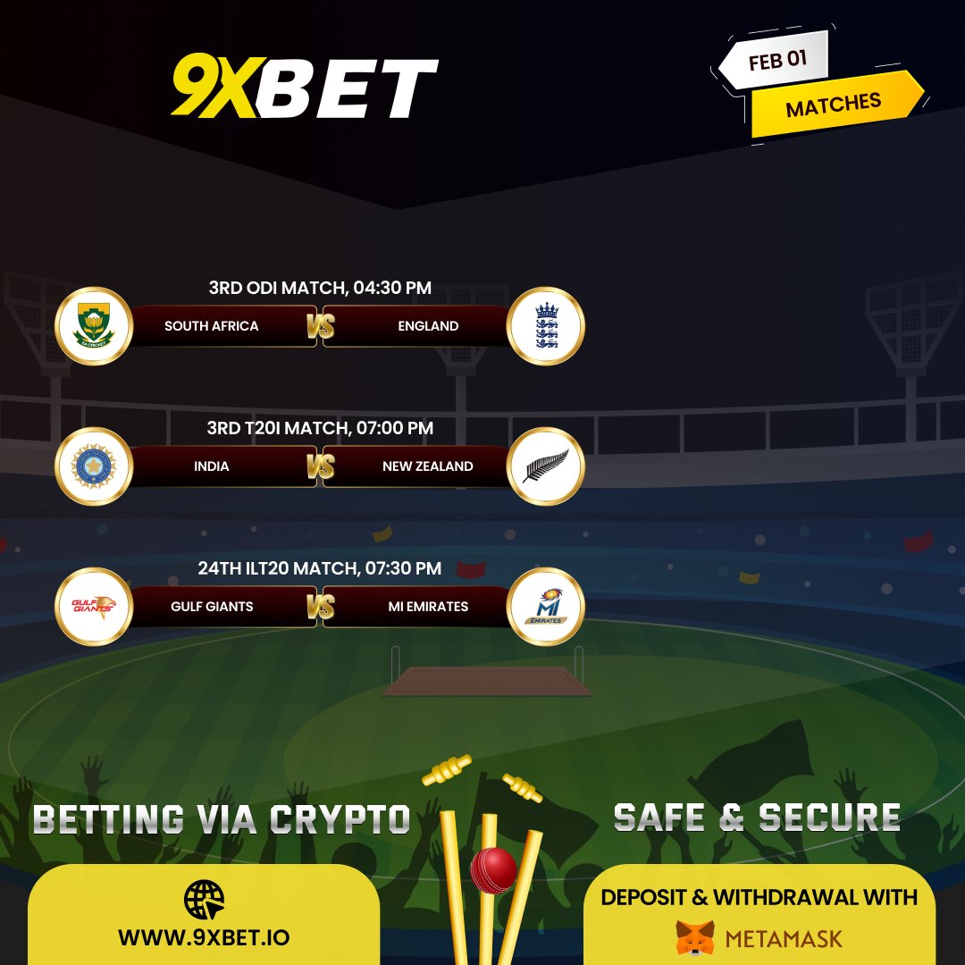 Don't miss a chance for betting on this match,

9xbet.io

#9xbet #sports  #casino  #bettingtips  #cricket  #sportsbetting
