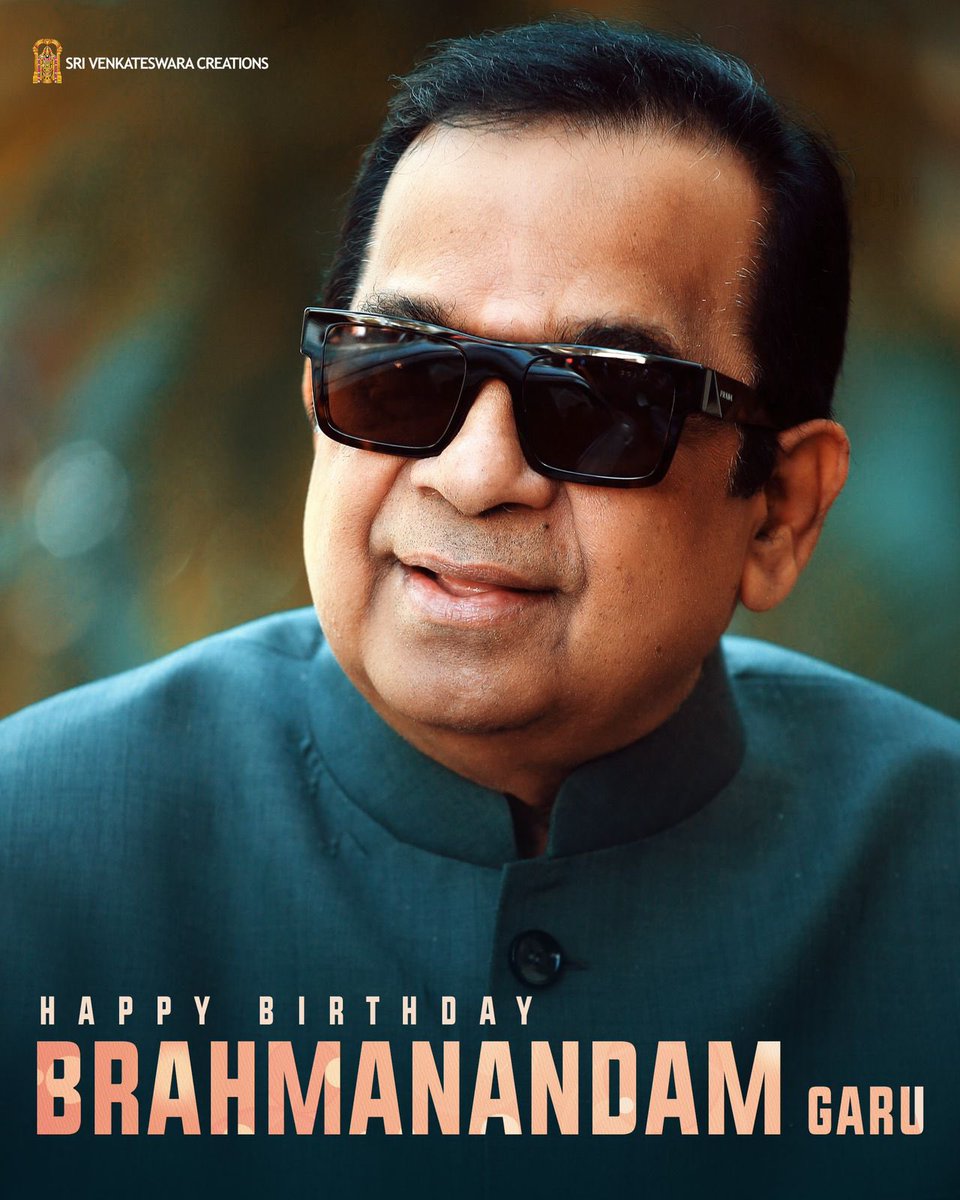 Wishing our very own Legendary Comedian Brahmanandam garu, a very Happy Birthday! 

#HBDBrahmanandam