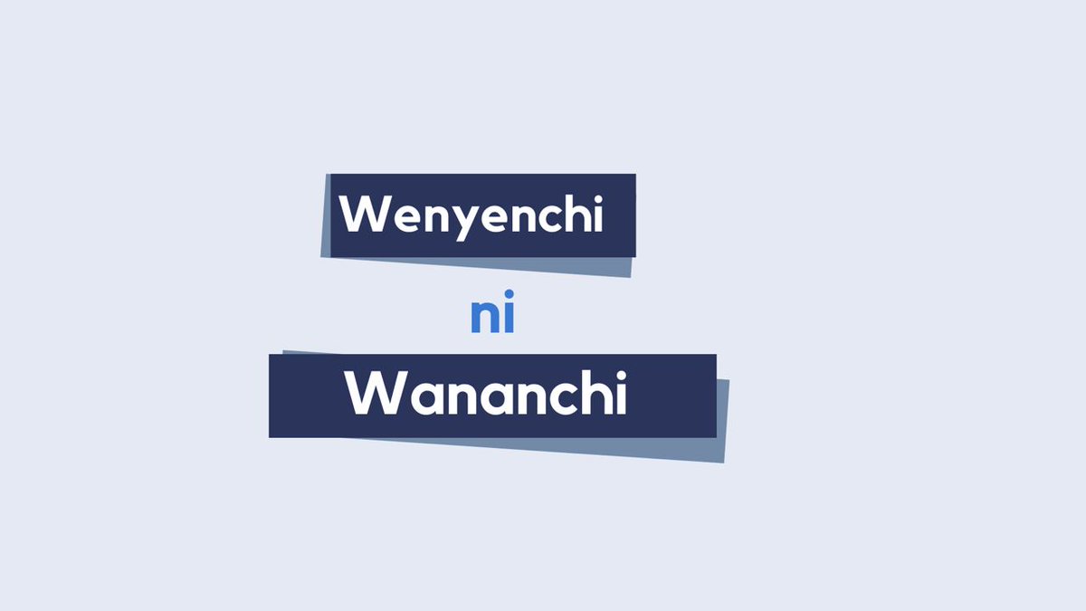 Wananchi wa sasa wameelimika juu ya haki zao za msingi na wameanza kuhoji juu ya suluhisho la kudumu la ugumu wa maisha na wanaona ni utawala mzuri kupitia #KatibaMpya

 <a href="/MussaMartin14/">Tutuvengele1</a> #KatibaMpya #WenyeNchiWananchi youtu.be/jKKKs3wT5yc