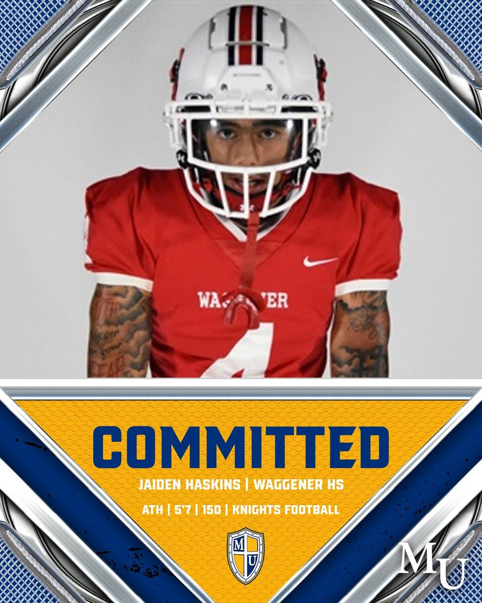 MarianUFootball's tweet photo. Welcome to the KnightShow, Jaiden Haskins!

Athlete from Louisville, KY

#BeAKnight https://t.co/72do3dXa0B