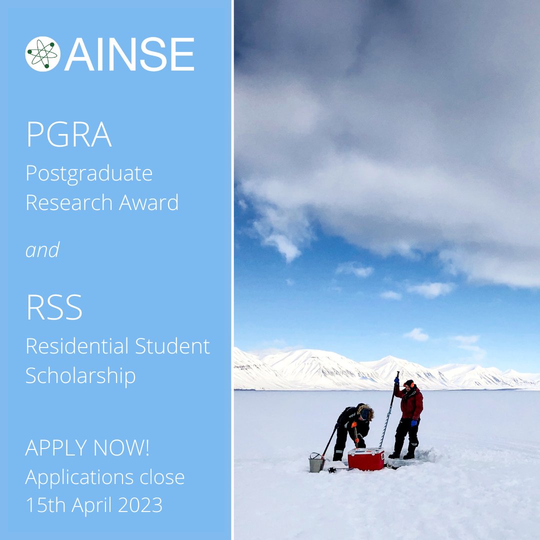 AINSE_Ltd's tweet photo. Calling all 🇦🇺 &amp;🇳🇿 postgraduate students! 
Applications are now open for TWO of AINSE's postgraduate scholarships: 
⚛️the Postgraduate Research Award (#PGRA) 
⚛️the Residential Student Scholarship (#RSS).
Find out more at https://t.co/je4yMFJfq1, and in the thread below! (1/4) https://t.co/nFPyY6tkNh