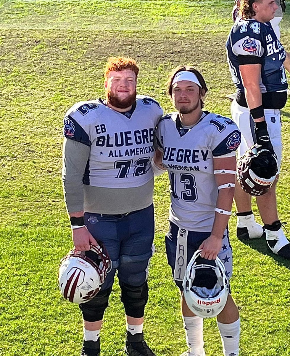 Jacob and Cody were nominated and recently participated in the Blue-Grey All American Bowl in Tampa, Florida. The game was held in Raymond James stadium, home of the Tampa Bay Buccaneers and televised on ESPN3. These boys represented Southside well! GO PANTHERS! https://t.co/taGVFqb6Ns