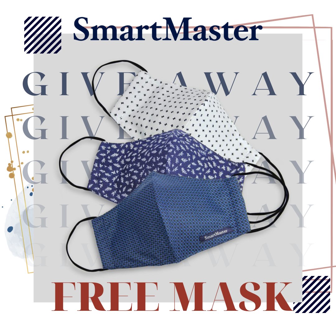 SmartMasterMY's tweet photo. It looks like the mask will be around for a while, so the good news is that SmartMaster wants to give you an Exclusive Mask for free so you can look good with your mask on.
click on our #linkinbio to explore with us.
#SmartMaster #smartmastermy #TailorMade #Quality #Premium https://t.co/RLn7jkhqaK