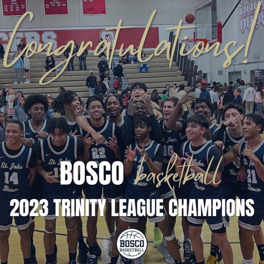 burrellee3's tweet photo. @BoscoBasketball TRINITY LEAGUE CHAMPIONS https://t.co/Zf19uVPOsI