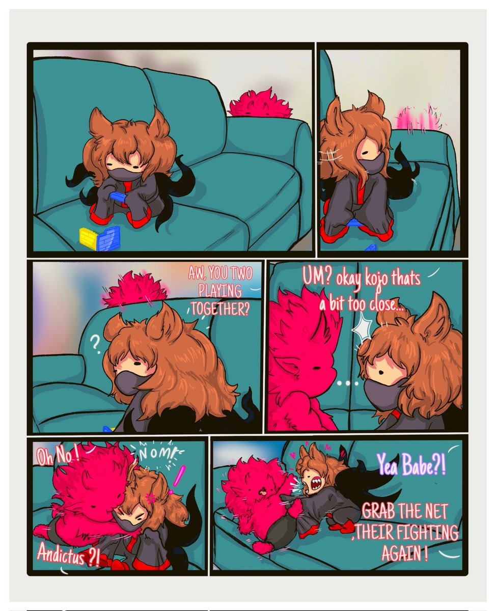 ArtsKojo's tweet photo. (Tommy and Smol kojo)
Its like having 2 cats, sometimes they play around too much :3
Commission for @dr_andbone https://t.co/dtIaQ6PbPh