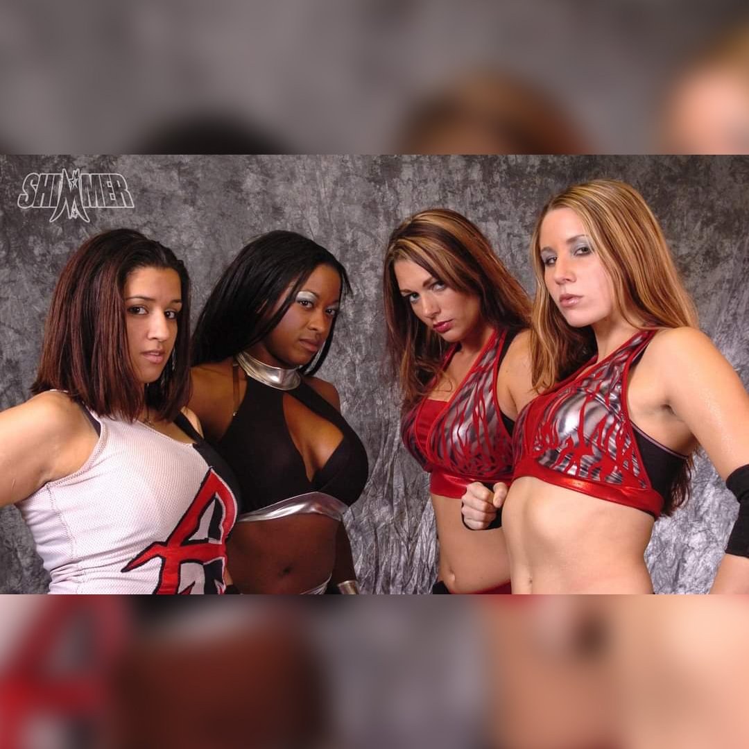 PowerhouseAriel's tweet photo. #TagTeamTuesday 

This week we look back at some photos when I teamed with @thatssojosie at a few @SHIMMERwomen events.

#PortuguesePowerhouseAriel #WomensWrestling #IndependentWrestling #WomensWrestlingMatters #ProWrestling #SojoBolt #Josie #ShimmerWrestling #ShimmerAthletes https://t.co/nrzyfwkWo5
