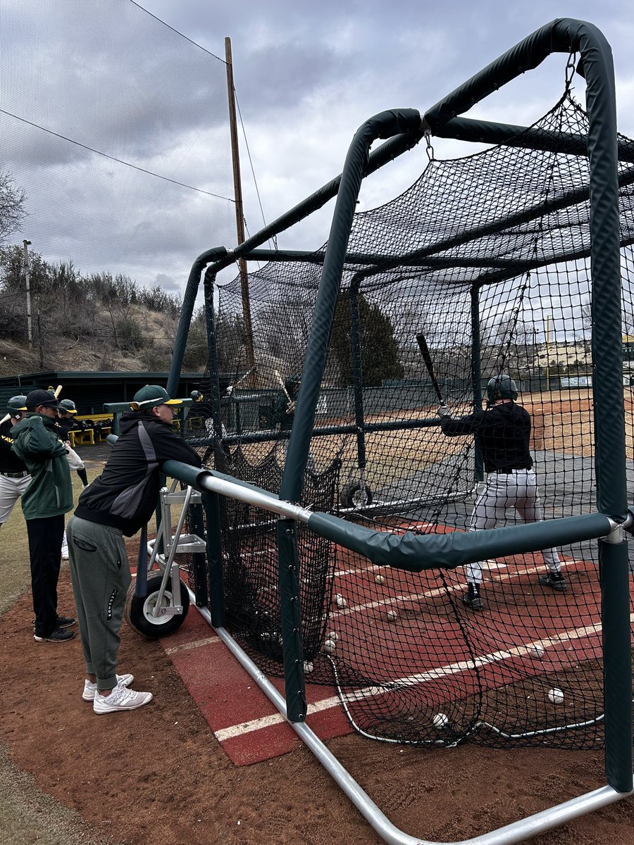 YavapaiBaseball's tweet photo. After the challenges of being at 4 different practice venues because of crazy winter. FIRED UP to be back on the Roughrider Field #RoughRiderStrong
Get after it ! https://t.co/9y2rT7FIy0