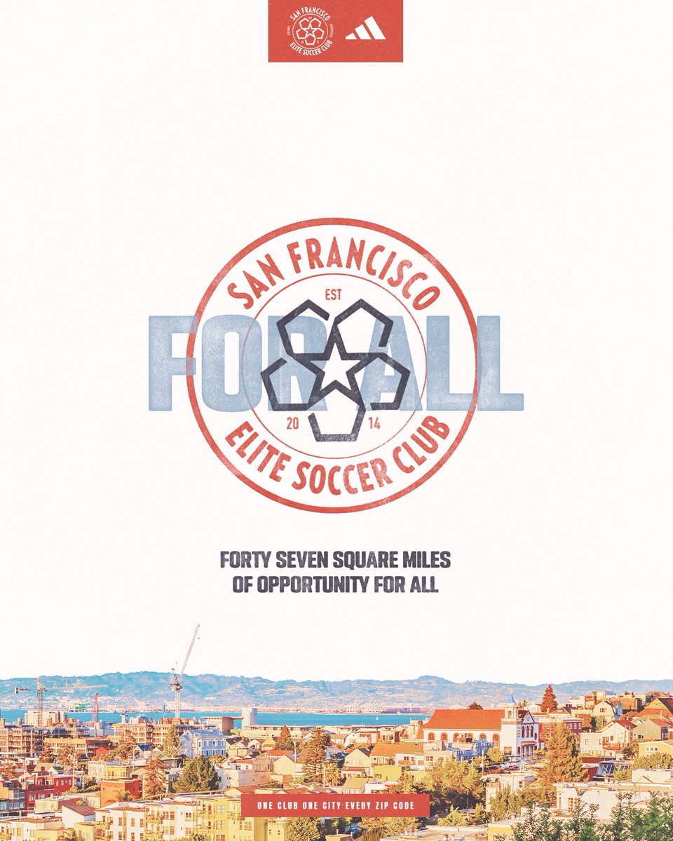 Forty seven square miles of opportunity. This is our home. This is our backyard. This is our city. And San Francisco, your opportunity is where you are right now. 

Built for players. Built for coaches. Built for our supporters. Built for everyone. 

#ForTheBay | #SiempreComoUno