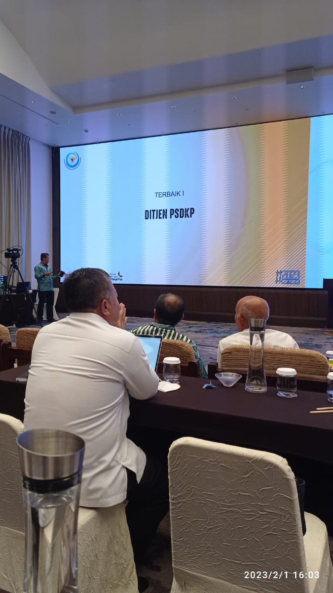 Dalam Rakerwas Itjen Tahun 2023, Ditjen PSDKP Meraih 3 Penghargaan sekaligus atas Pelaksanaan Kegiatan dan Anggaran Tahun 2022 loh!✨