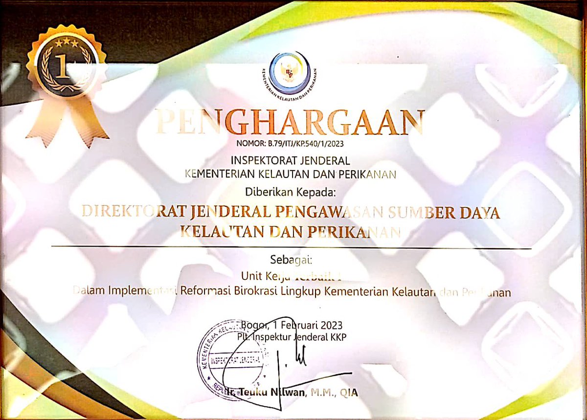 1. Peringkat I Implementasi Reformasi Birokrasi (PM PRB)