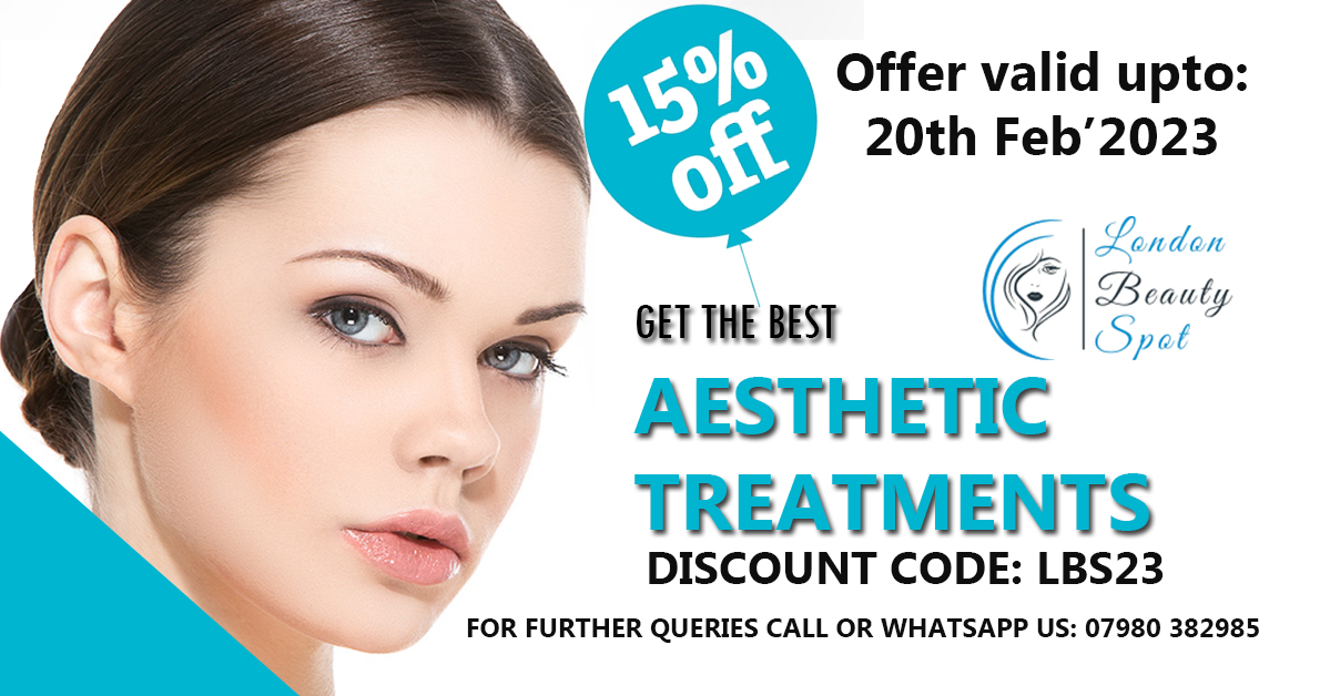 Great skin does not happen by chance.
NOW GET 15% DISCOUNT ON ALL AESTHETIC TREATMENTS 
DISCOUNT CODE: LBS23
VALID UPTO 20th Feb'2023.
FOR FURTHER QUERIES CALL/WHATSAPP :07980 382985
#microtox #microtoxforcheeklines #nonsurgicaltreatment #aesthetictreatment  #drkhansbeautyclinic