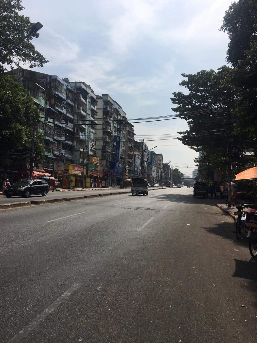 MariaPotay's tweet photo. Today is two years of our revolution. Silent strike today. International community, please see and aknowledge how we are starving of freedom and diginity. IMPOSE NO FLY ZONE NOW. Sanction is nothing.#SpringRevolution #SpringRevolutionBurma #WhatishappeninginMyanmar #SilentStrike https://t.co/u4WWboKGea
