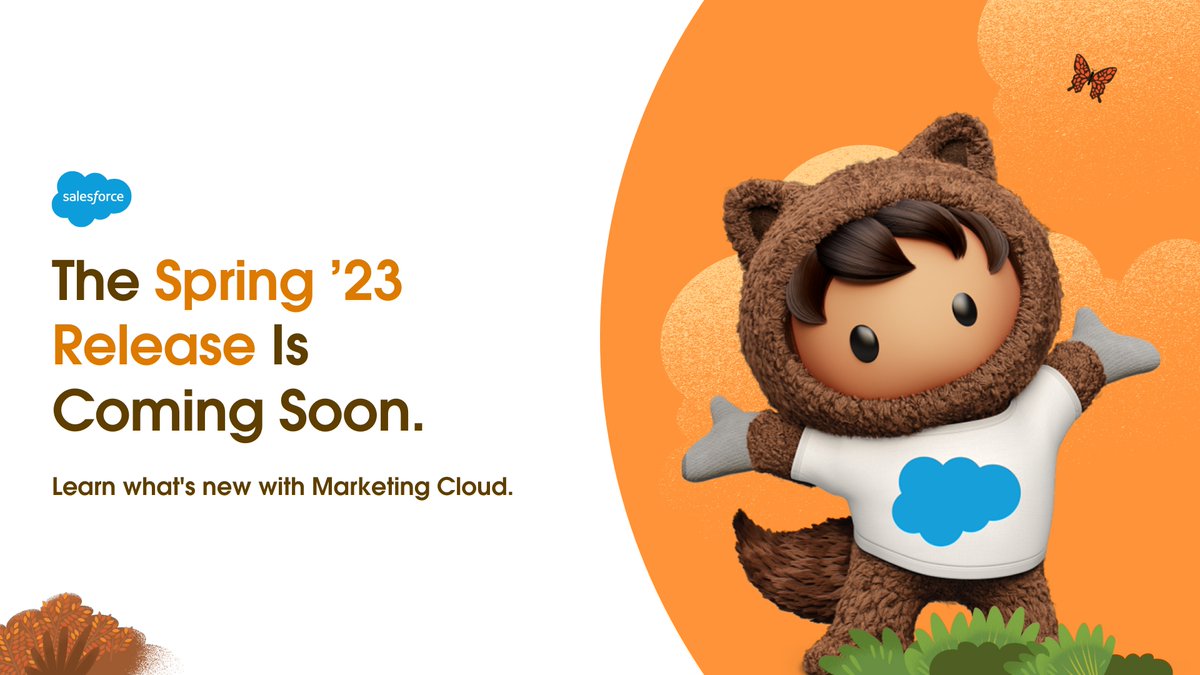SimonMaskrey1's tweet image. Calling all #MomentMarketers! 📢 

💻 Watch the latest Marketing Cloud Spring &apos;23 top feature demos: sforce.co/MCSpring23TopF…

✍️ Register for the webinar: sforce.co/MCNewFeatureOv…
#SalesforceRelease
