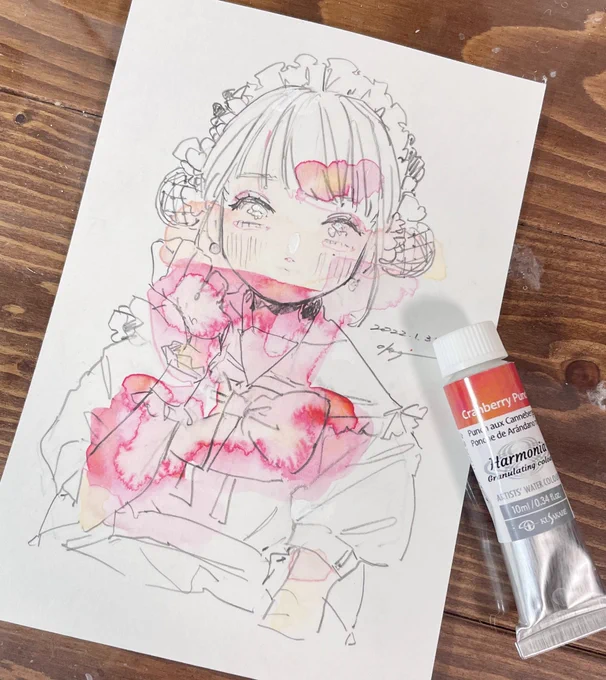 ハルモニア、クランベリーパンチ入荷!めちゃくちゃかわいい色〜! 