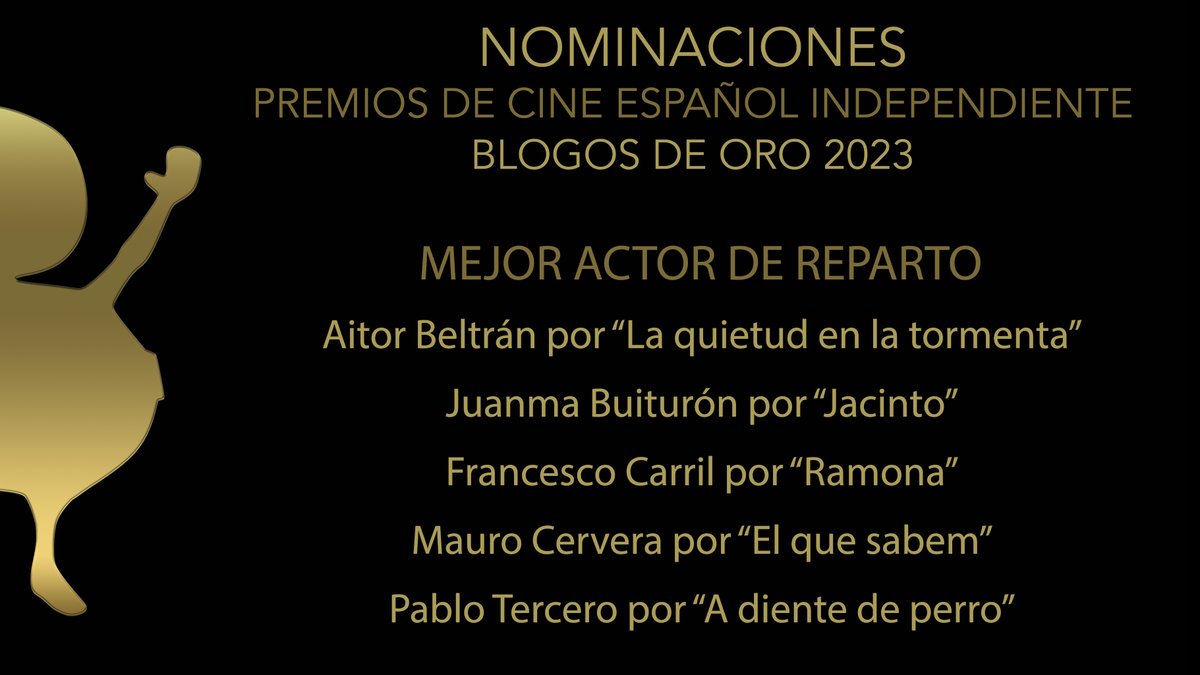 Blogos de Oro (@blogosdeoro) on Twitter photo El próximo domingo 5 de febrero a partir de las 17:00, el actor Ángel Roldán <a href="/Rolangeltw/">Ángel Roldán</a>, haciendo uso de su gran carisma y simpatía, anunciará el Mejor Actor de reparto de los Premios de Cine español Independiente #BlogosDeOro 2023 😍
Info de la gala en blogosdeoro.com/galablogos2023… El próximo domingo 5 de febrero a partir de las 17:00, el actor Ángel Roldán <a href="/Rolangeltw/">Ángel Roldán</a>, haciendo uso de su gran carisma y simpatía, anunciará el Mejor Actor de reparto de los Premios de Cine español Independiente #BlogosDeOro 2023 😍
Info de la gala en blogosdeoro.com/galablogos2023…