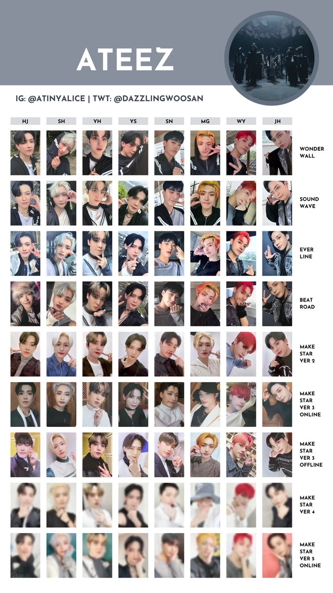 ATEEZ [SPIN OFF : FROM THE WITNESS] — photocard template