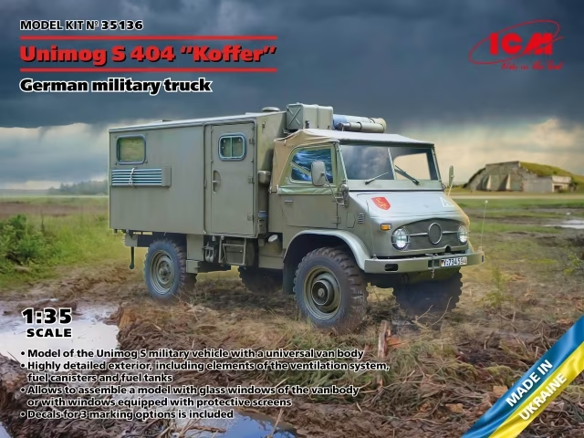 modofwar1's tweet image. #ICMModels 1:35 ölçek UNIMOG kitine bir yenisini ekledi.
No: 35135 2022 yılında çıkmıştı. Bu yıl da No: 35136 &quot;Koffer&quot; eklendi. #modofwar