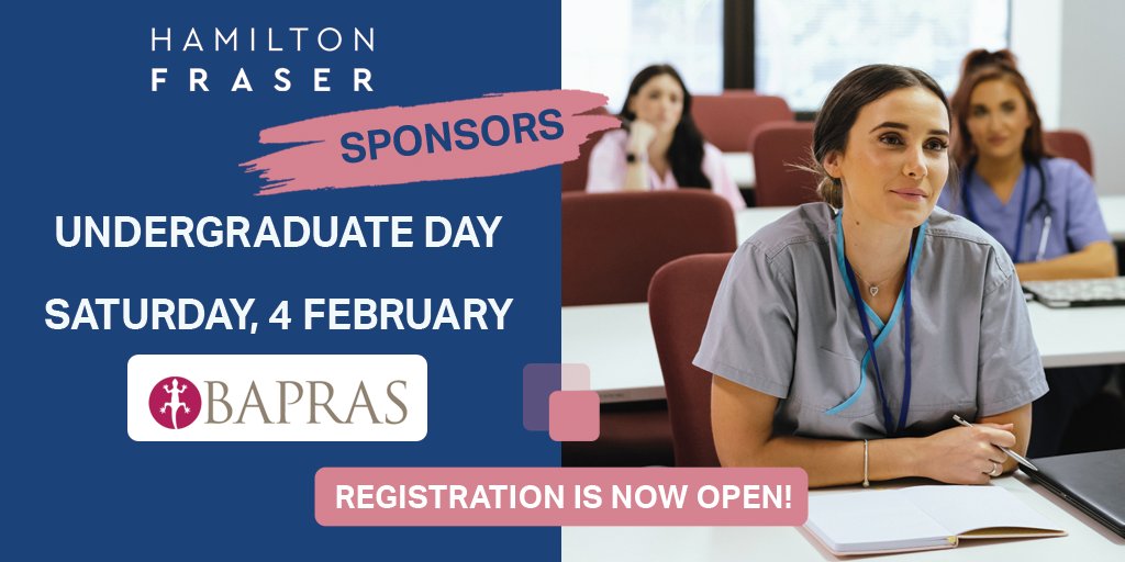 Hamilton Fraser (@hamiltonfraser) on Twitter photo We are looking forward to seeing all medical students this Saturday at the <a href="/BAPRASvoice/">BAPRASvoice</a> Undergraduate Day 2023! If you still have to register, please follow the link bit.ly/3XlS9hE We are looking forward to seeing all medical students this Saturday at the <a href="/BAPRASvoice/">BAPRASvoice</a> Undergraduate Day 2023! If you still have to register, please follow the link bit.ly/3XlS9hE