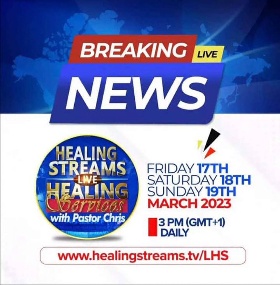 All those who see people as trees I think you need to register. Healing is Yours! 

#Peacenotviolence
#HealingStreamsWithPastorChris