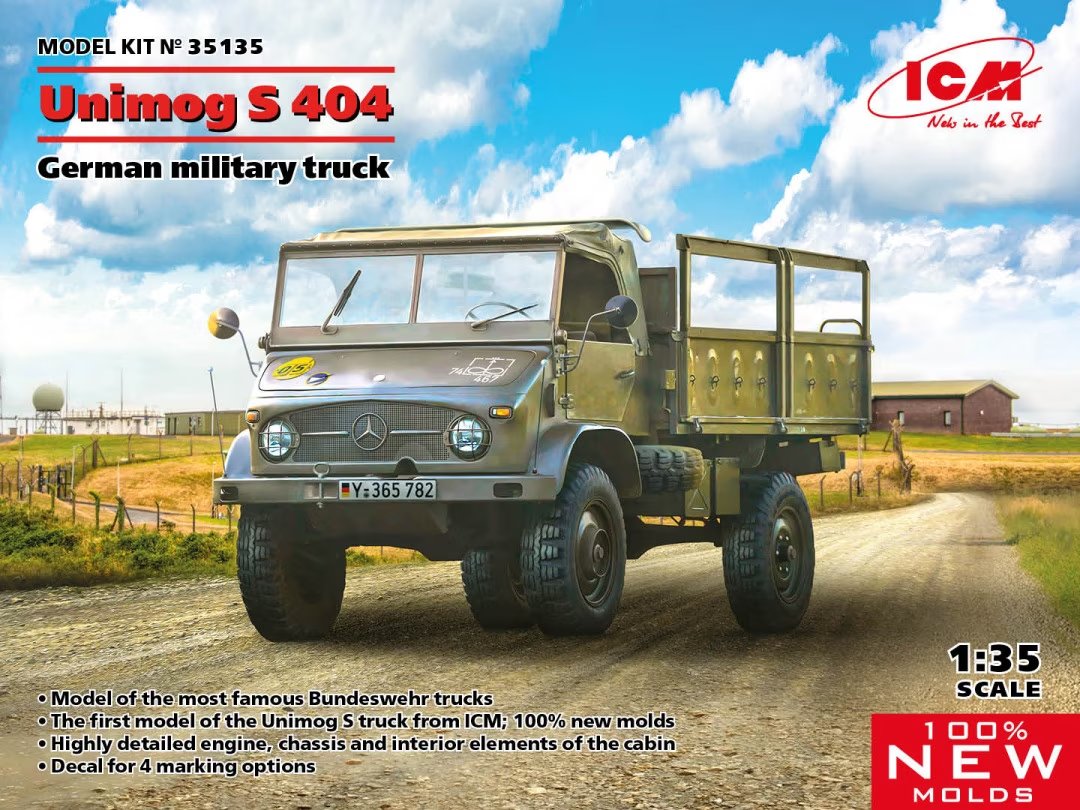 modofwar1's tweet image. #ICMModels 1:35 ölçek UNIMOG kitine bir yenisini ekledi.
No: 35135 2022 yılında çıkmıştı. Bu yıl da No: 35136 &quot;Koffer&quot; eklendi. #modofwar