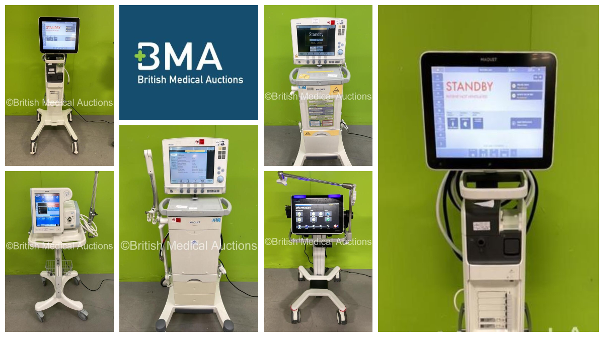 Ventilators Timed Auction Online and Open for Bidding.

Servo-U, Servo-i systems and more!

Lots close from 1pm GMT, Wednesday 8th February.

View the catalogue, register and bid at bit.ly/38uMU7U

#auction #medicaldevices #CircularEconomy