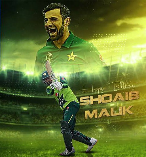 Here\s wishing a very happy 41st birthday to the ageless Shoaib Malik. Stay blessed Shoaib bhai!  