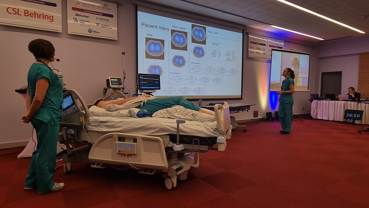 LINET_UK's tweet photo. Using the MulticareX and Enlight system, an audience of 300+ Physios &amp; Nurses were able to benefit from live demonstrations of real time lung monitoring at the #coloursofsepsis festival in Ostrava, CZ.
#sepsis #lunghealth #respiratorycare #intensivist #icunurse #physiotherapist https://t.co/d7Etbod8xo
