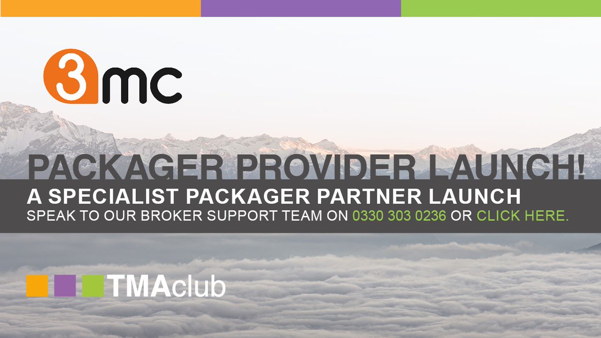 TMAMortgageClub's tweet photo. We're welcoming 3mc to the panel, an award-winning specialist mortgage desk for Residential, Buy to Let, Short Term Lending & Commercial Mortgages. For more info, visit https://t.co/ciXuQpKTnX or call us on 0330 303 0236.
#LenderLaunch #TMAGoingFurther #SpecialistMortgageDesk,, https://t.co/oTWYJpm5AP