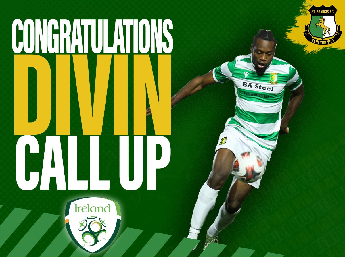 StFrancisFC's tweet photo. Congratulations to Divin Isamala who has been called into the international regions squad for training. 

Divin signed with the club as a schoolboy in 2017 and has developed into a fine player under the guidance of our coaches. Most recently he graduated to our senior squad. https://t.co/iGS90aOheS