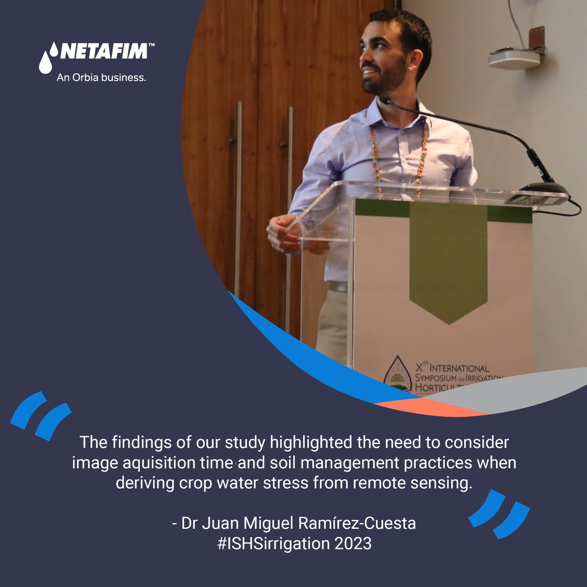 NetafimSA1's tweet image. There is so much to consider when processing and making conclusions from data.

#ISHSirrigation2023 #netafimknowledge #growmorewithless #netafim #stellenbosch #ishs #irrigation #agriculture #precisionirrigation #horticulture #KnowledgeIsPower