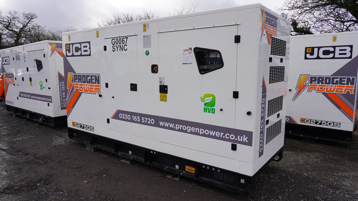 ProgenPower's tweet photo. π That's another four JCB 275QS back from being wrapped in the vibrant colours of Progen Power!
Contact us today and let Progen handle your temporary power requirements.
#ProgenPower #JCBGenerators #eventprofsuk #standbypower #temporarypowersolutions #generatorhire https://t.co/lbzua7taL0