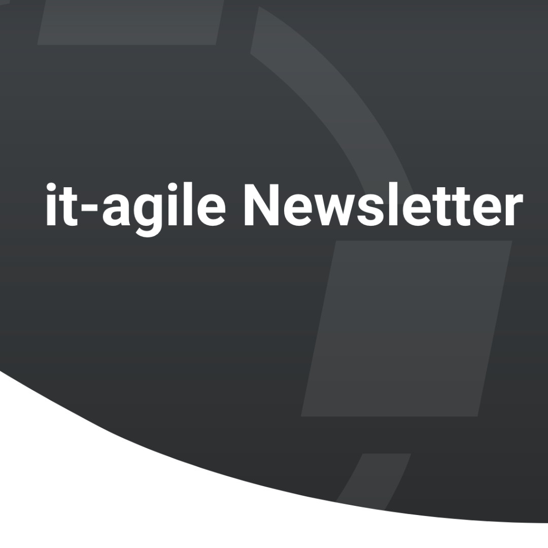 itagile's tweet image. Post für euch!
Heute ist it-agile Newsletter-Tag. Habt ihr ihn schon gelesen? Wie Bitte? Ihr seid noch keine Abonnenten? Das lässt sich nachholen. 2x monatlich versorgen wir euch mit agilen News, Infos von it-agile und Tipps & Tricks zum agilen Arbeiten: to.it-agile.eu/news