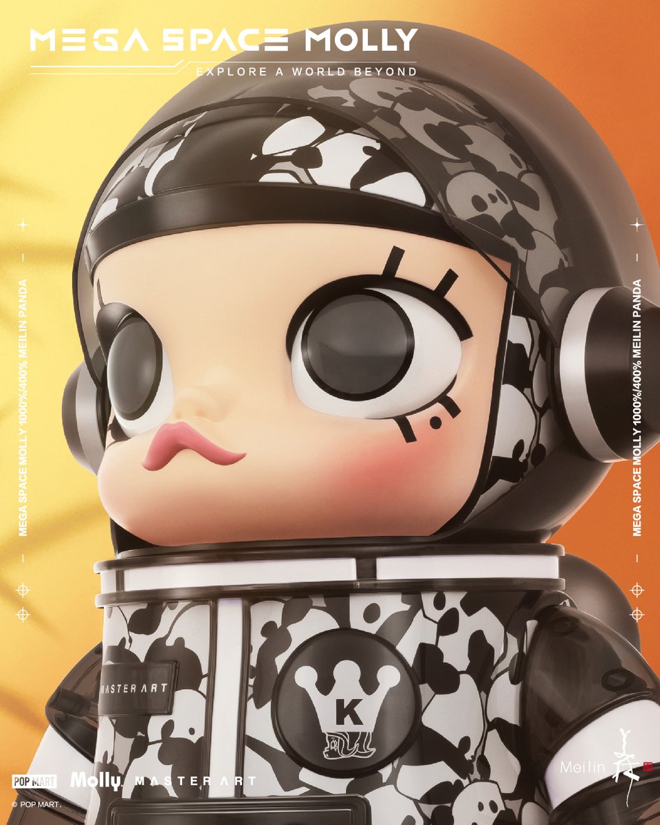 🆕🐼🆕MEGA コレクション SPACE MOLLY × Meilin Panda🆕🐼🆕 中国を