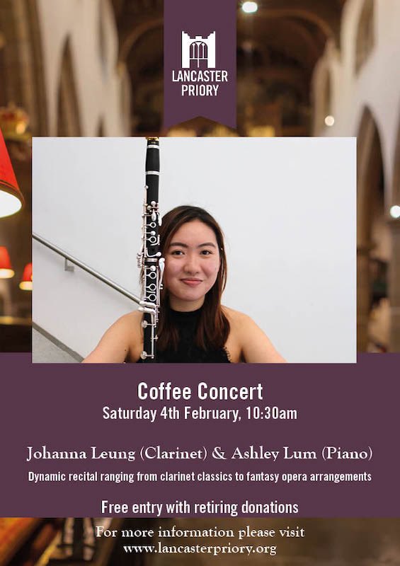 Priory Music (@priorymusic) on Twitter photo Did you know that there’s a free concert taking place this Saturday at 10.30am? Interested in clarinet or piano playing? Programme ranges from classic to dynamic with opera fantasy along the way. Why not give it a try?
<a href="/Ripley_Music/">Ripley Music</a> <a href="/LRGSMusic/">LRGS MusicDepartment</a> <a href="/LGGSMusic/">LGGS Music</a> @moreLancaster Did you know that there’s a free concert taking place this Saturday at 10.30am? Interested in clarinet or piano playing? Programme ranges from classic to dynamic with opera fantasy along the way. Why not give it a try?
<a href="/Ripley_Music/">Ripley Music</a> <a href="/LRGSMusic/">LRGS MusicDepartment</a> <a href="/LGGSMusic/">LGGS Music</a> @moreLancaster