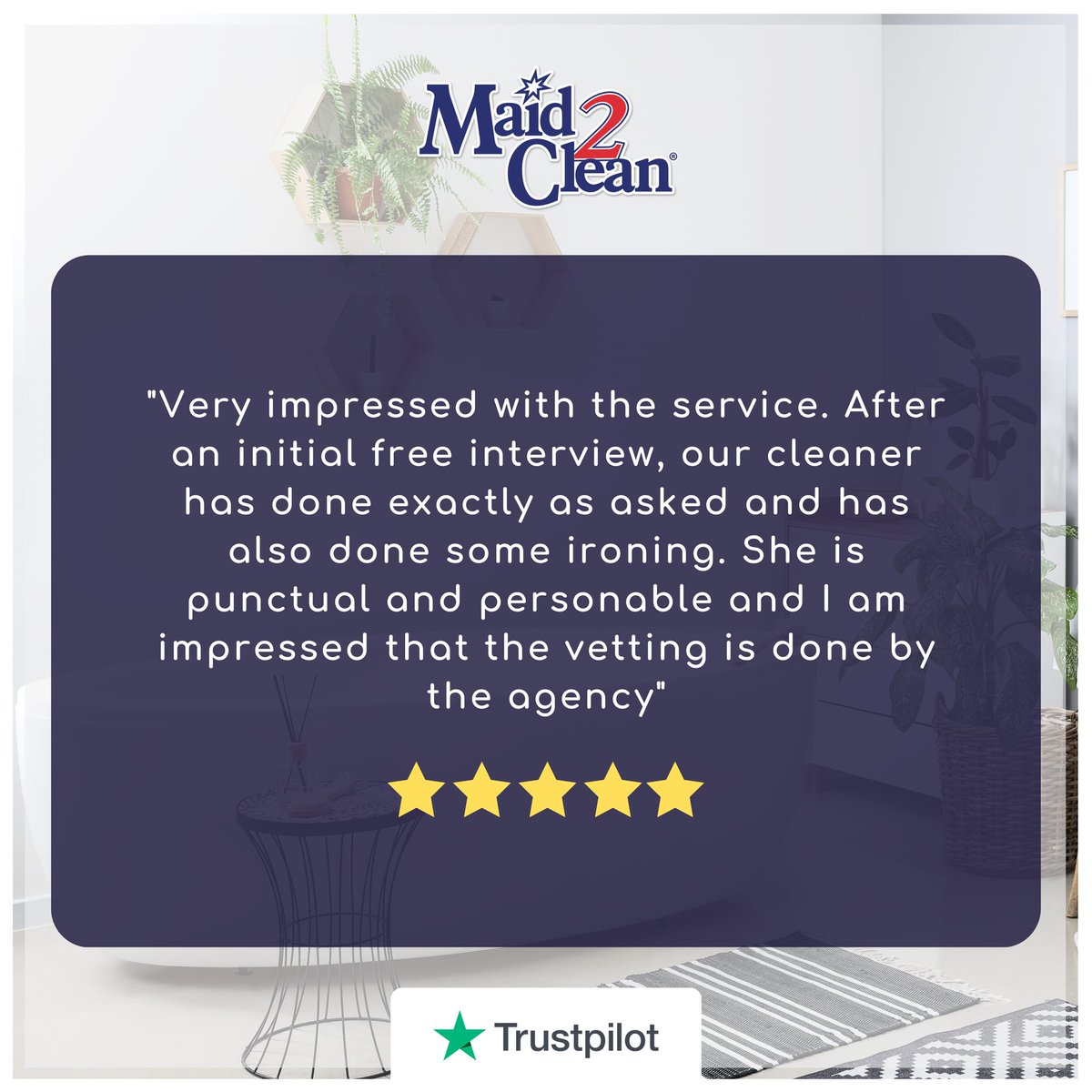 cleanernearmeuk's tweet image. We love to receive client feedback! 😊

maid2clean.link/reviewsfb

#maid2clean #cleaningreview #trustedcleaners #reliablecleaner #cleaner