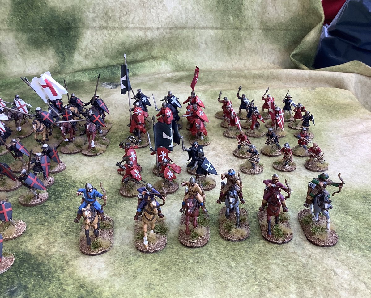 Ken-The Eccentric Man (@_eccentricman) on Twitter photo Today is a day for catching up on videos for army showcases.
It’s the turn of my Crusader Templar and Hospitaler army today. Built for #LionRampant
Figures by <a href="/FireforgeGames/">Fireforge Games</a> Battlemat <a href="/geek_villain/">GeekVillainLtd</a> #wargaming #tabletopgames Today is a day for catching up on videos for army showcases.
It’s the turn of my Crusader Templar and Hospitaler army today. Built for #LionRampant
Figures by <a href="/FireforgeGames/">Fireforge Games</a> Battlemat <a href="/geek_villain/">GeekVillainLtd</a> #wargaming #tabletopgames