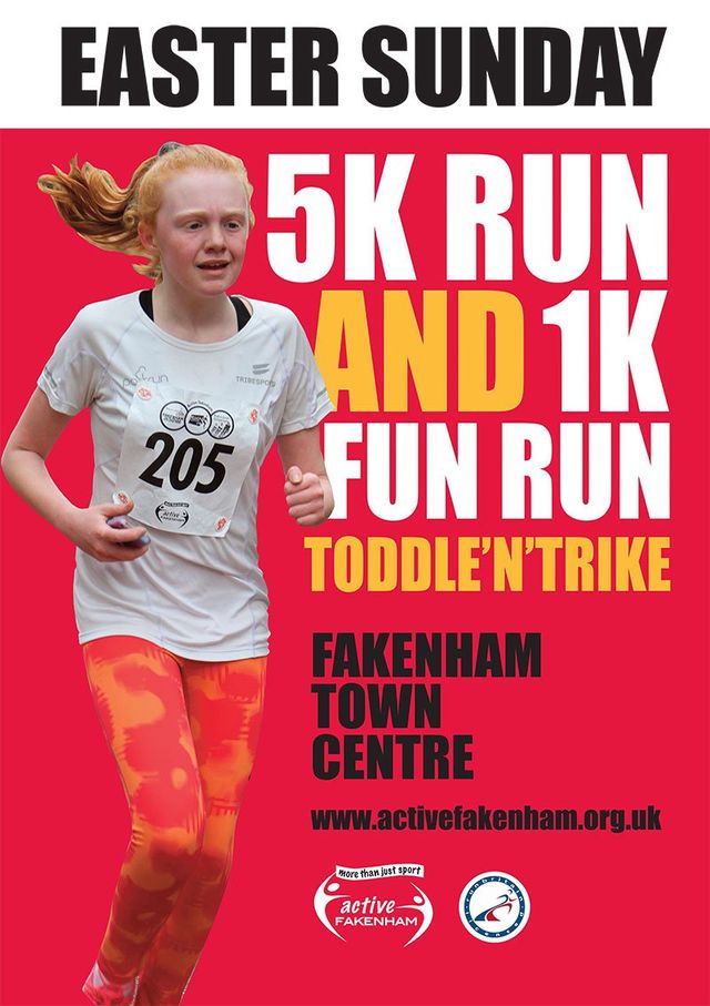 Active Fakenham (@activefakenham) on Twitter photo The Fakenham Easter Sunday Funday will be taking place on the 9th April in the town centre.
Entries for the Criterium cycle races, 5K Run and 1K Fun Run are open, click on the links below to find more and sign up.
ššāāļøactivefakenham.org.uk/2023-easter-suā¦
š“š“āāļøactivefakenham.org.uk/2023-easter-su⦠The Fakenham Easter Sunday Funday will be taking place on the 9th April in the town centre.
Entries for the Criterium cycle races, 5K Run and 1K Fun Run are open, click on the links below to find more and sign up.
ššāāļøactivefakenham.org.uk/2023-easter-suā¦
š“š“āāļøactivefakenham.org.uk/2023-easter-suā¦