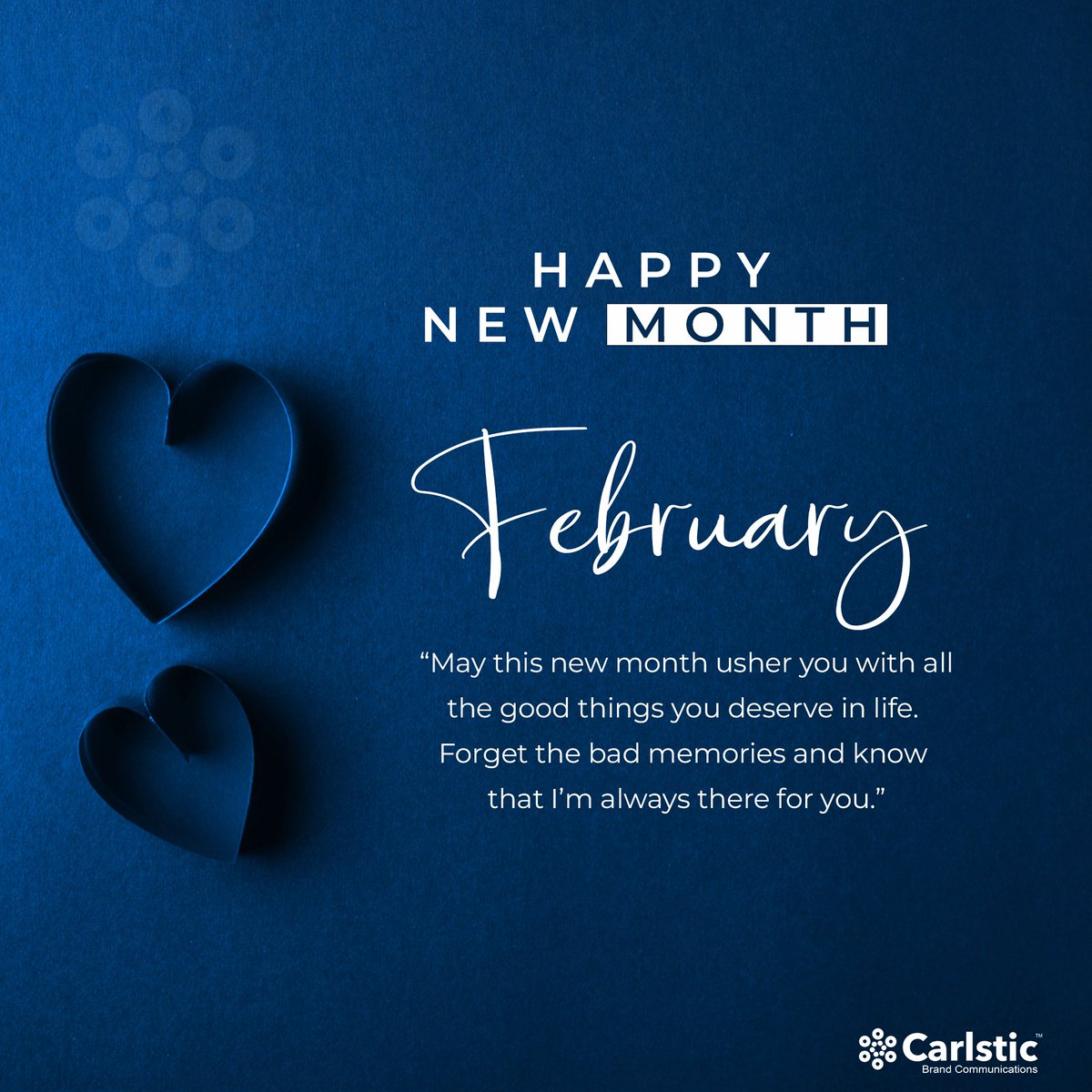 CarlsticEvents's tweet photo. May this month be full of love, adventures and incredible breakthrough.
#BrandCommunications
#brandidentity
#marketing
#prandcommunications https://t.co/b77yTiddSP