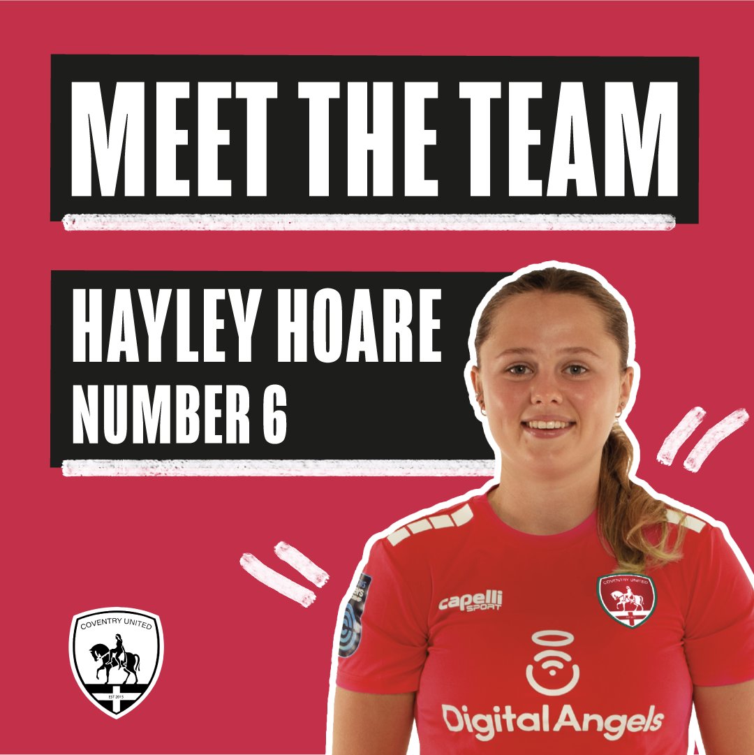 RugbyBoroughWFC's tweet photo. Meet our one of our Defender's, number 6, Hayley! 👊🏼

📝 Nickname - H

🤔 Fun Fact - I’m a fluent Welsh speaker 🏴󠁧󠁢󠁷󠁬󠁳󠁿

🏆 Proudest moment in football - Being selected to represent Wales at all age groups and winning the Wales U’16s National team player of the year.

#CUWFC https://t.co/Z7J8wat1UP