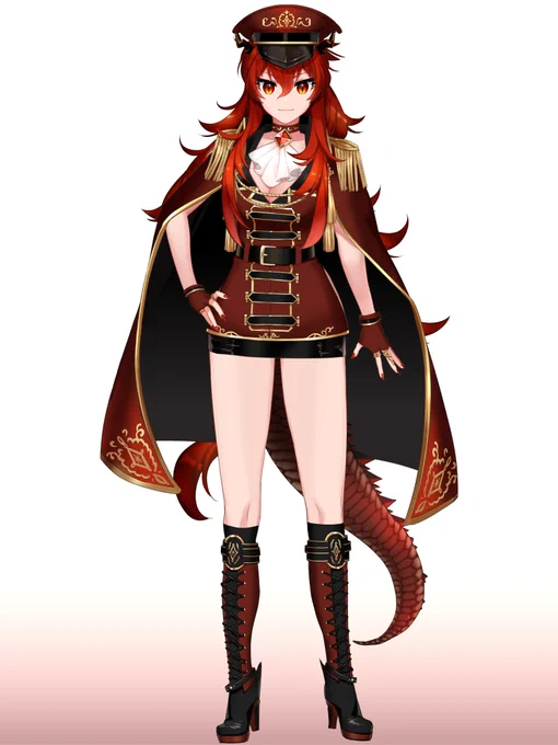 竜乃エナジー様の2Dモデルのお姿はまだこちらで掲載させていただいたことがなかったので、大きい画像でご紹介させていただきます。キャラデザ・作画・Live2Dモデリングを担当させていただきました!竜乃エナジー様: 