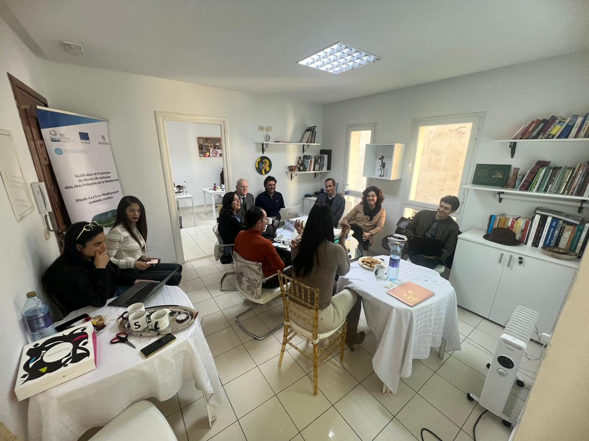 interregnextmed's tweet photo. 🤩Always a pleasure to meet our project partners in #Tunisia🇹🇳 and exchange on results achieved, challenges and ways to overcome them together

🙌Special thanks to @BUSINESSMED_Med @InvestmedP @MedEcoSuRe @Oenomed1 @carismed @cc_creatiffor the warm hospitality &amp; rich discussions https://t.co/hn09pyjzzO